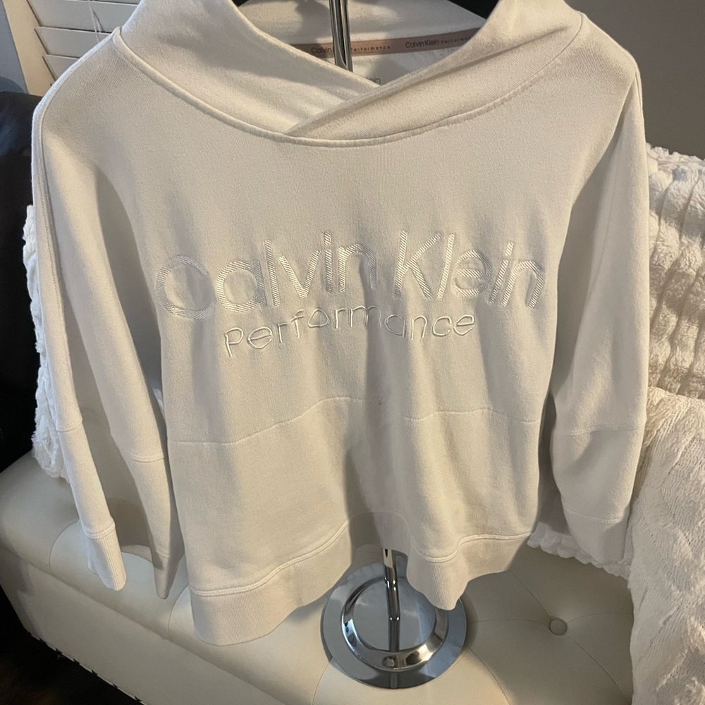 Calvin Klein Performance Cream Hoodie